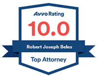 Avvo Rating 10.0 - Robert J. Beles